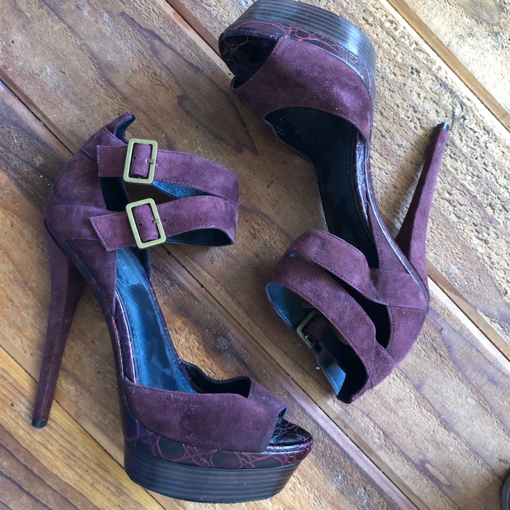Rachael Zoe Burgundy Heels